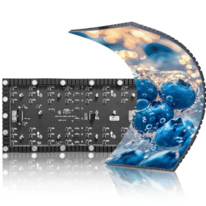 P0.9 P1.25 P1.5 P1.8 P2 P2.5 P3 P4 Indoor 240 X120mm Full Color Soft Flexible LED Module For LED Screen