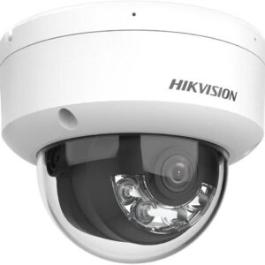 Hikvision 8 MP Acusense Smart Hybrid Light Fixed Dome Network Camera, 1/2.8" Progressive Scan CMOS Sensor, 2.8 mm Fixed Focal Lens, F1.6 Aperture, White