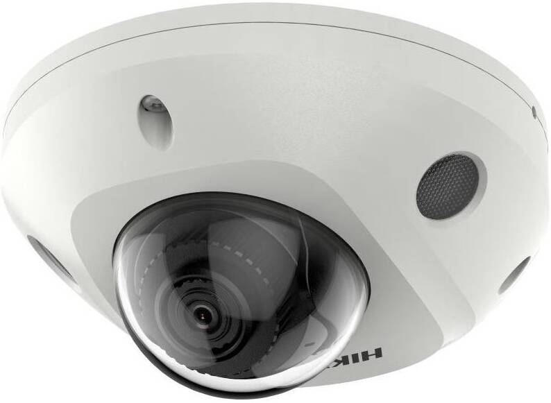 Hikvision 4 MP Acusense Smart Hybrid Light Fixed Mini Dome Network Camera, 1/2.9" Progressive Scan CMOS Sensor, 2.8mm Fixed Focal Lens, White