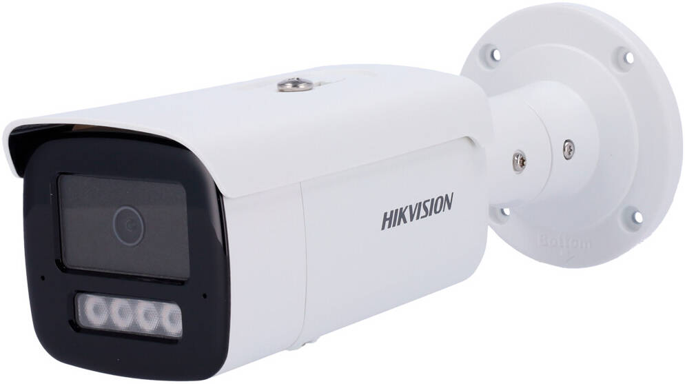 Hikvision Bullet Security Camera PRO Range, 8 MP Resolution, 2.8mm Lens, 1/2.8" Progressive Scan CMOS, Motion detection 2.0, Dual Mic Array, IP67, White