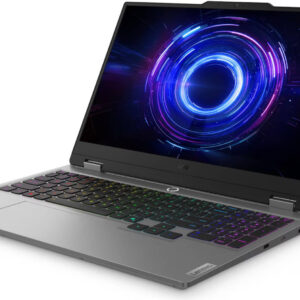 Lenovo LOQ 15IRX9 Gaming Laptop, 15.6" FHD IPS 144Hz Display, Intel Core i7-14700HX, 16GB RAM, 512GB SSD, GeForce RTX 4060 8GB Graphics, English-Arabic KB, FreeDOS, Luna Grey